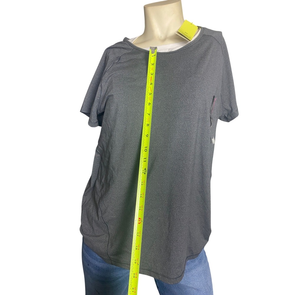 All In Motion Womens XXL Gray Athletic‎ Performance Short Sleeve Shirt NWT